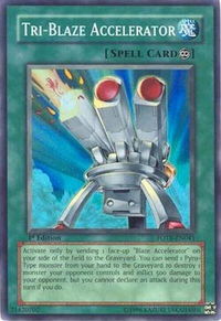Tri-Blaze Accelerator - Force of the Breaker (FOTB) #FOTB-EN041 - Super Rare YuGiOh Trading Card