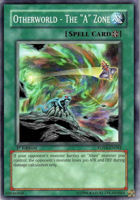 Otherworld - The "A" Zone - Force of the Breaker YuGiOh trading card