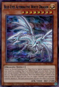 Blue-Eyes Alternative White Dragon - Miscellaneous Promotional Cards (MISC) #SBPR-EN003 - Secret Rare YuGiOh Trading Card