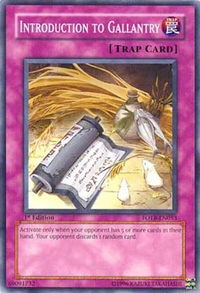 Introduction to Gallantry - Force of the Breaker (FOTB) #FOTB-EN053 - Common / Short Print YuGiOh Trading Card