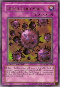 Crush Card Virus - Shonen Jump Championship Series Promos #SJCS-EN004 - Ultra Rare YuGiOh Trading Card