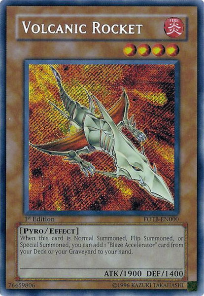 Volcanic Rocket - Force of the Breaker YuGiOh trading card