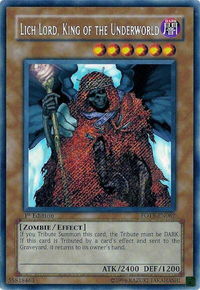 Lich Lord, King of the Underworld - Force of the Breaker (FOTB) #FOTB-EN062 - Secret Rare YuGiOh Trading Card