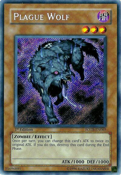 Plague Wolf - Force of the Breaker YuGiOh trading card