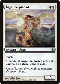 Angel of Mercy (Spanish) - "Angel de piedad" - Magic Encyclopedia 2011 (Salvat) (PS11) #1 - Uncommon Magic: The Gathering Trading Card
