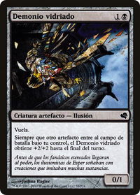 Glaze Fiend (Spanish) - "Demonio vidriado" - Magic Encyclopedia 2011 (Salvat) (PS11) #70 - Common Magic: The Gathering Trading Card