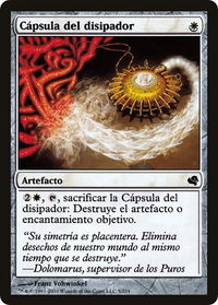 Dispeller's Capsule (Spanish) - "Capsula del disipador" - Magic Encyclopedia 2011 (Salvat) (PS11) #5 - Common Magic: The Gathering Trading Card