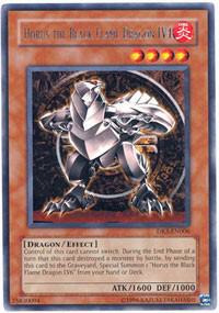 Horus the Black Flame Dragon LV4 - Dark Revelation Volume 3 YuGiOh trading card