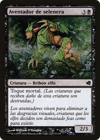 Moonglove Winnower (Spanish) - "Aventador de selenera" - Magic Encyclopedia 2011 (Salvat) (PS11) #77 - Common Magic: The Gathering Trading Card