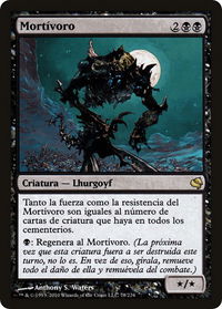 Mortivore (Spanish) - "Mortivoro" - Magic Encyclopedia 2011 (Salvat) (PS11) #78 - Rare Magic: The Gathering Trading Card