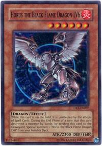 Horus the Black Flame Dragon LV6 - Dark Revelation Volume 3 (DR3) #DR3-EN007 - Super Rare YuGiOh Trading Card