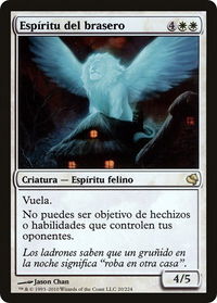 Spirit of the Hearth (Spanish) - "Espiritu del brasero" - Magic Encyclopedia 2011 (Salvat) (PS11) #20 - Rare Magic: The Gathering Trading Card