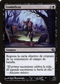 Zombify (Spanish) - "Zombificar" - Magic Encyclopedia 2011 (Salvat) (PS11) #89 - Uncommon Magic: The Gathering Trading Card