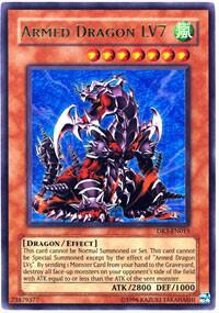 Armed Dragon LV7 trading card from Dark Revelation Volume 3 Armed Dragon LV7 - Dark Revelation Volume 3 YuGiOh trading card