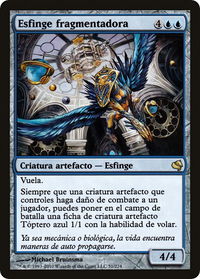 Sharding Sphinx (Spanish) - "Esfinge fragmentadora" - Magic Encyclopedia 2011 (Salvat) (PS11) #51 - Rare Magic: The Gathering Trading Card
