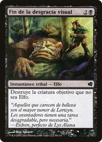 Eyeblight's Ending (Spanish) - "Fin de la desgracia visual" - Magic Encyclopedia 2011 (Salvat) (PS11) #69 - Common Magic: The Gathering Trading Card