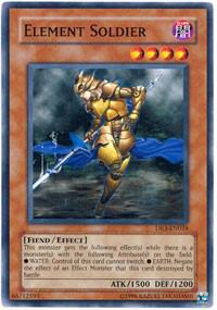 Element Soldier trading card from Dark Revelation Volume 3 Element Soldier - Dark Revelation Volume 3 YuGiOh trading card