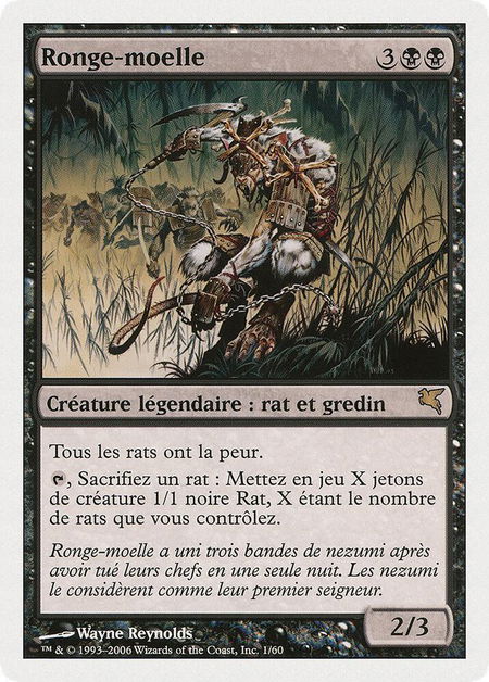 Marrow-Gnawer (French) - "Ronge-moelle" - Magic Encyclopedia 2005 (Salvat/Hachette) Magic: The Gathering trading card