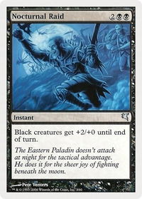 Nocturnal Raid - Magic Encyclopedia 2005 (Salvat/Hachette) (PSAL) #3 - Uncommon Magic: The Gathering Trading Card