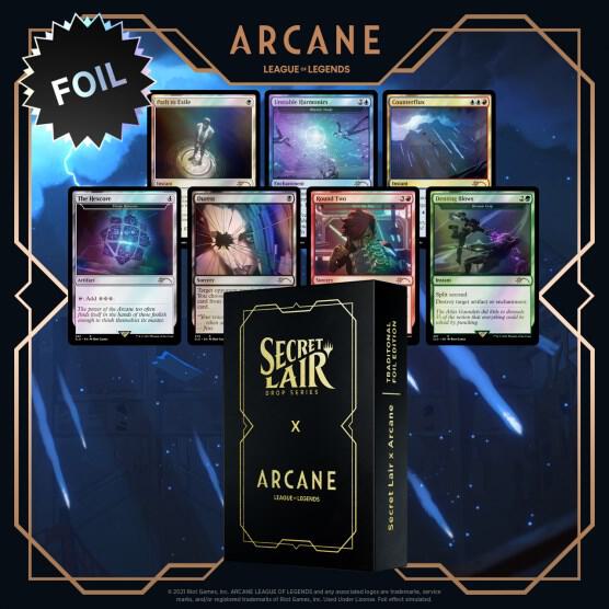 Secret Lair Drop: Secret Lair x Arcane - Traditional Foil Edition - Secret Lair Drop Series Magic: The Gathering trading card