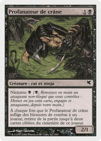 Skullsnatcher (French) - "Profanateur de crane" (A4) - Magic Encyclopedia 2005 (Salvat/Hachette) (PSAL) #A4 - Common Magic: The Gathering Trading Card