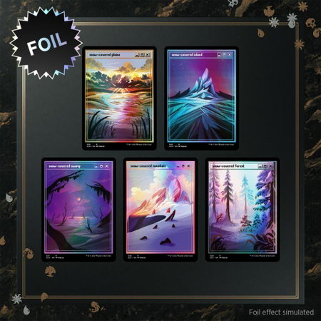 Secret Lair Drop: PixelSnowLands.jpg - Traditional Foil Edition - Secret Lair Drop Series Magic: The Gathering trading card