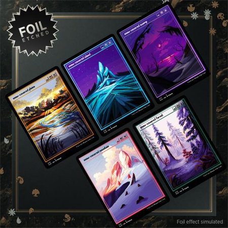 Secret Lair Drop: PixelSnowLands.jpg - Foil Etched Edition - Secret Lair Drop Series Magic: The Gathering trading card