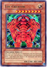 The Creator trading card from Dark Revelation Volume 3 The Creator - Dark Revelation Volume 3 YuGiOh trading card