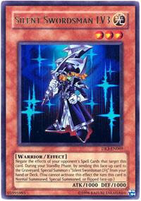 Silent Swordsman LV3 trading card from Dark Revelation Volume 3 Silent Swordsman LV3 - Dark Revelation Volume 3 YuGiOh trading card
