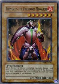 Thestalos the Firestorm Monarch - Dark Revelation Volume 3 YuGiOh trading card