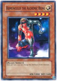 Homunculus the Alchemic Being - Dark Revelation Volume 3 YuGiOh trading card