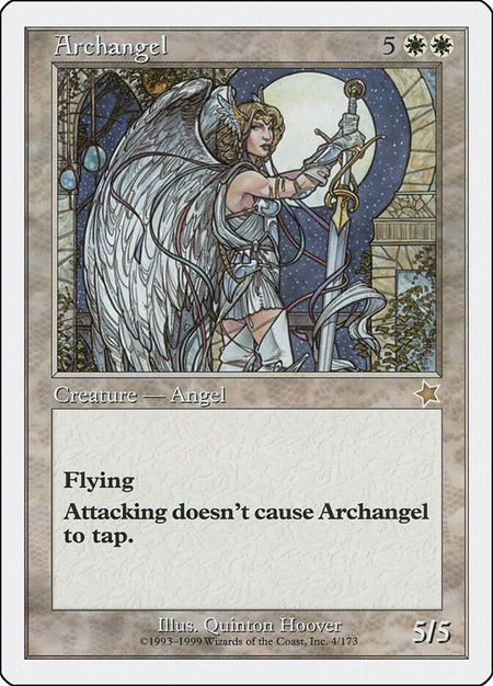 Archangel - Starter 1999 Magic: The Gathering trading card