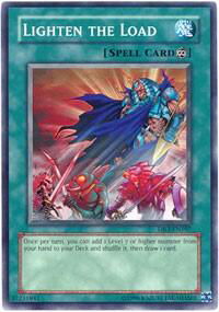 Lighten the Load - Dark Revelation Volume 3 (DR3) #DR3-EN107 - Common / Short Print YuGiOh Trading Card