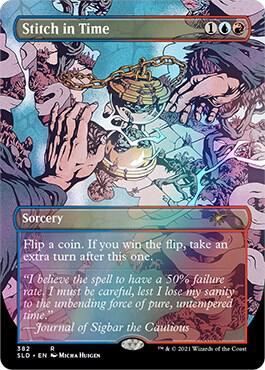 Stitch in Time - Secret Lair Drop Series Magic: The Gathering trading card