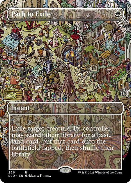 Path to Exile (226) - Secret Lair Drop Series Magic: The Gathering trading card