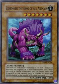 Behemoth the King of All Animals - Dark Revelation Volume 3 YuGiOh trading card