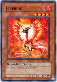 Firebird trading card from Dark Revelation Volume 3 Firebird - Dark Revelation Volume 3 YuGiOh trading card