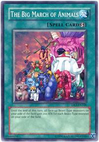 The Big March of Animals - Dark Revelation Volume 3 YuGiOh trading card