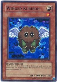 Winged Kuriboh trading card from Dark Revelation Volume 3 Winged Kuriboh - Dark Revelation Volume 3 YuGiOh trading card
