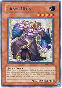 Grave Ohja trading card from Dark Revelation Volume 3 Grave Ohja - Dark Revelation Volume 3 YuGiOh trading card