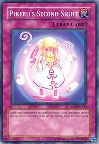 Pikeru's Second Sight trading card from Dark Revelation Volume 3 Pikeru's Second Sight - Dark Revelation Volume 3 YuGiOh trading card