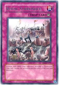 Royal Surrender - Dark Revelation Volume 3 YuGiOh trading card