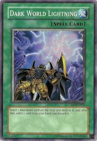 Dark World Lightning - Champion Pack 3 (CP03) #CP03-EN005 - Super Rare YuGiOh Trading Card