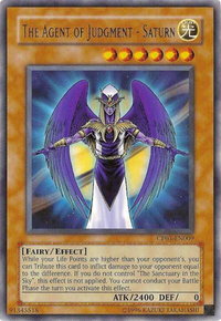 The Agent of Judgment - Saturn - Champion Pack 3 (CP03) #CP03-EN009 - Rare YuGiOh Trading Card