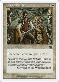 Hero's Resolve - Classic Sixth Edition (6ED) #24 - Common Magic: The Gathering Trading Card