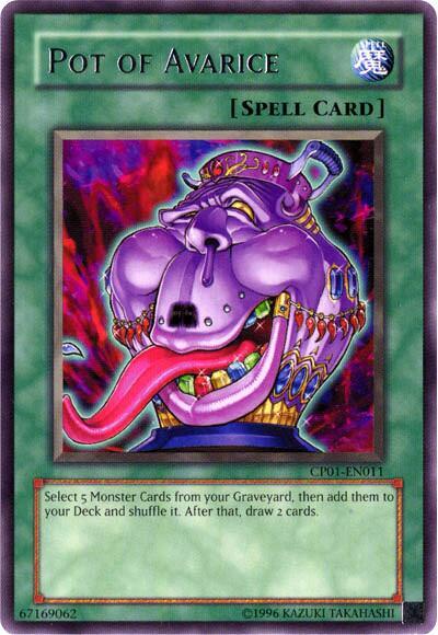 Pot of Avarice - Champion Pack 1 YuGiOh trading card