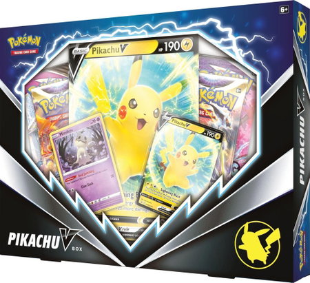 Pikachu V Box trading card from Miscellaneous Cards & Products Pikachu V Box - Miscellaneous Cards & Products Pokémon trading card