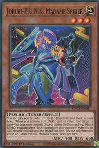 Joruri-P.U.N.K. Madame Spider - The Grand Creators (GRCR) #GRCR-EN003 - Super Rare YuGiOh Trading Card
