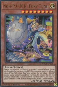 Noh-P.U.N.K. Foxy Tune - The Grand Creators (GRCR) #GRCR-EN005 - Ultra Rare YuGiOh Trading Card