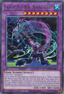 Ukiyoe-P.U.N.K. Rising Carp - The Grand Creators (GRCR) #GRCR-EN007 - Rare YuGiOh Trading Card